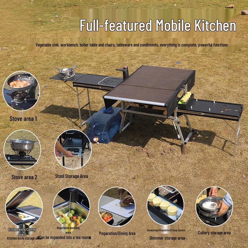 Zhan Ge C650-S Portable Folding Outdoor Camping Kitchen