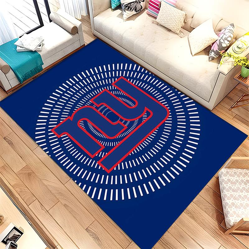 New York Giants (1) Rug Suitable For Living Rooms Bedrooms Computer Rooms Dining Areas And Placement Under Tables And Chairs Also An Ideal Choice For 