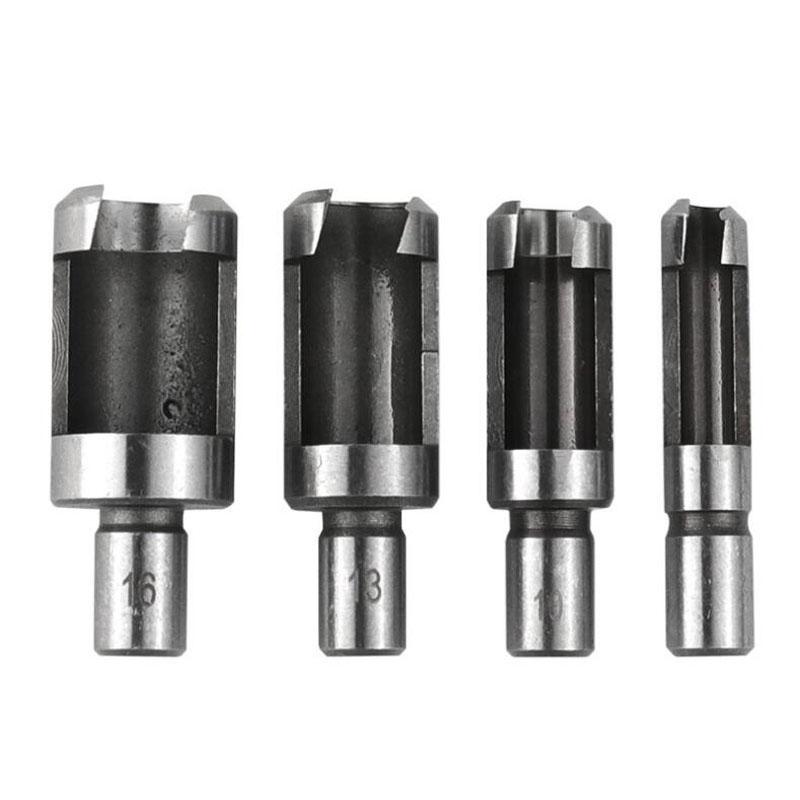 round Handle Barrel/claw Type Wooden Plug Drill Woodworking Hole Opener Reaming Drill Bit Removal Tool Cutting Tool Set