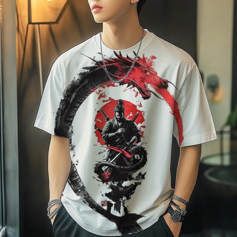 Trendy T Shirts For Men Summer Fashion Streetwear 3D Printed T-shirts Cool Oversized Harajuku Tees Tops