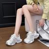 Summer Dad's Women's Single Mesh Breathable Spring Thick-Topped High-Heeled Lightweight, Stylish, Versatile, Slow Jogging, Casual, Sports Shoes Trendy