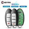 New Car Remote Control Key For Nisan Armada Tiida Qashqai Altima Maxima Sentra Teana Xtrail ID46 315Mhz CWTWBU729 Smart Card