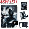Black Butler Anime Vertical Snap Wallet Bi-Fold Card Holder Unisex Small Coin Purse