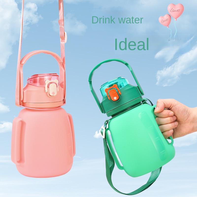 Outdoor Folding Silica Gel Cup Sports Travel Food Grade Kettle Telescopic Water Cup Large Capacity Big Belly Cup