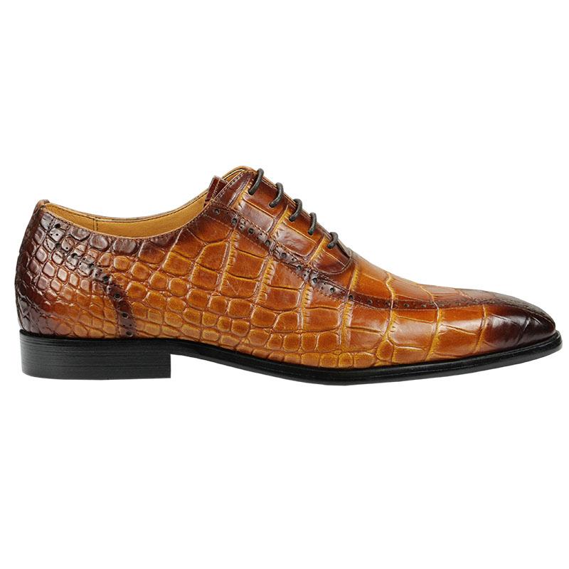Modne Męskie Eleganckie Skórzane Buty Modne Wygodne Biznesowe Biurowe Buty Brogsy Outdoorowe Rekreacyjne Imprezowe Skórzane Buty Żółte