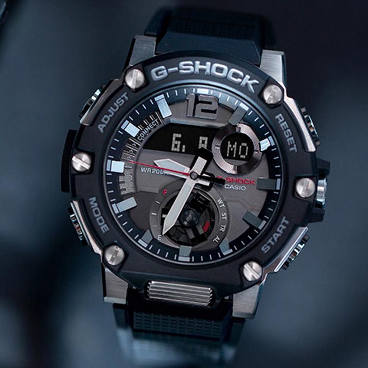 CASIO Men G-STEEL Series Black Watch GST-B300-1A GST-B300-1A