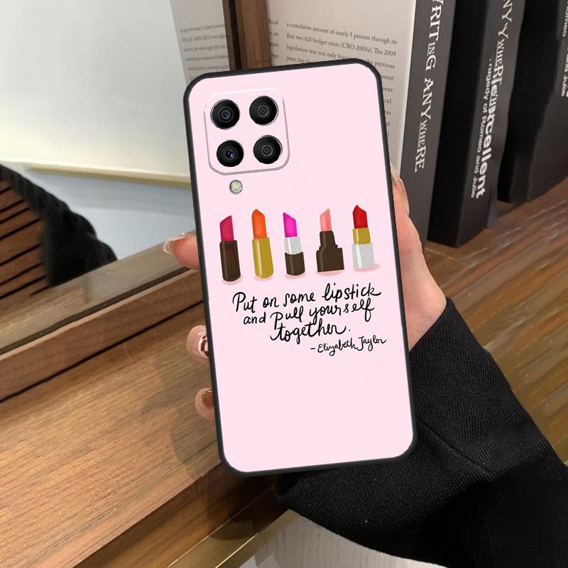 Lipstick Love Fashion Cover For Samsung Galaxy M23 M33 M53 M13 M51 M11 M31s M30s M12 M32 M52 M20 M14 M34 M54 Case