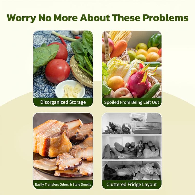 Food Preservation Bags Double Reinforced Seal 3 Sizes Freezer Safe Tight Seal for Leftovers Food Storage