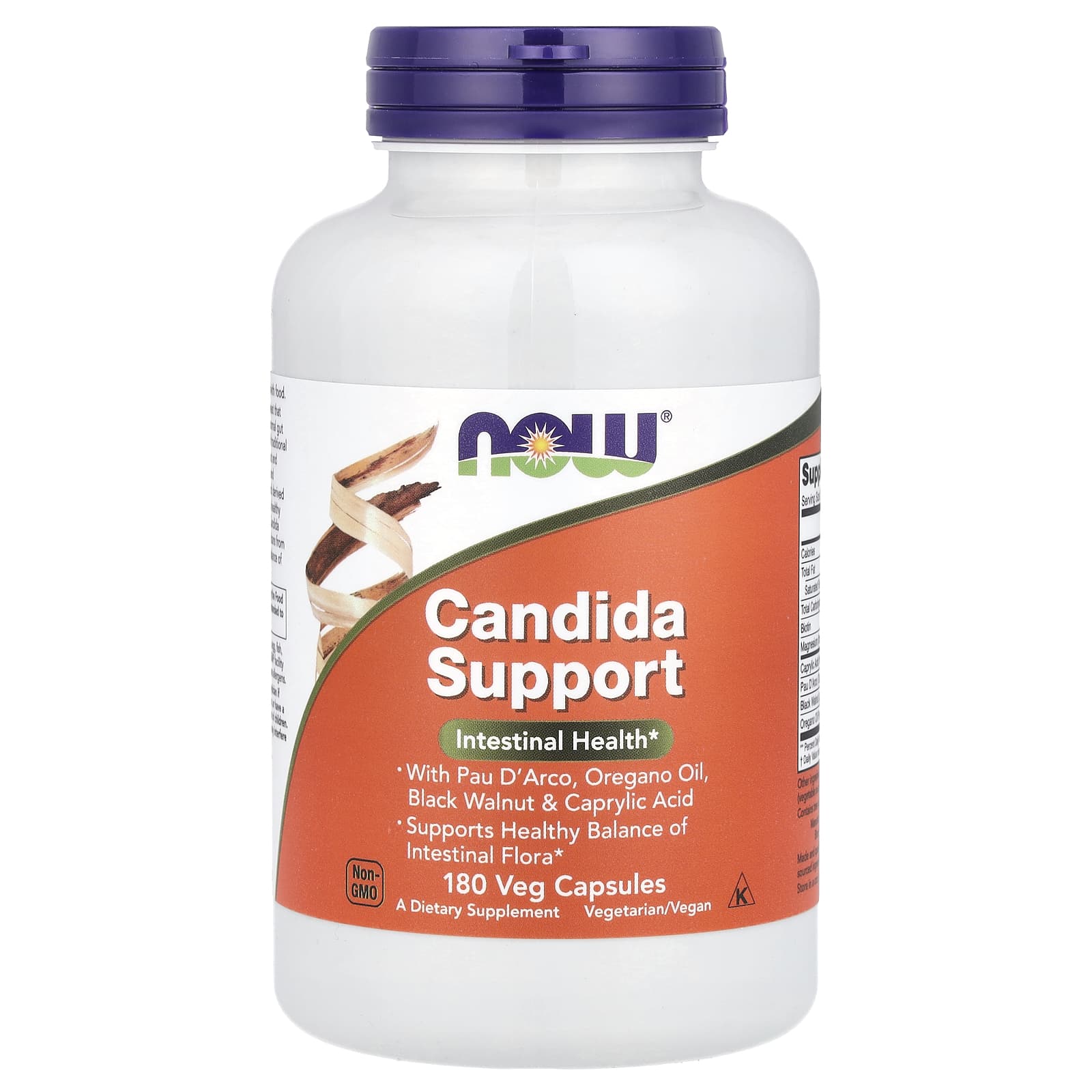 

NOW Foods, Candida Support, 180 Veggie Capsules