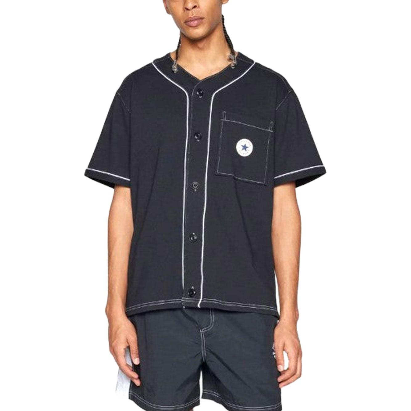 Converse Shirts Men s Black Moderate 10026824-A02 S