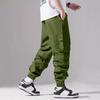 Herren Sommer Multi-Pocket Cargo Jogginghose Outdoor Langlebige Gerade Bein Arbeits Hose mit Elastischen Bündchen und Verstellbarem Bund