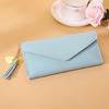 Fashion Women Wallets Simple Zipper Purses Long Section Clutch Wallet Soft PU Leather Bag