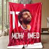 Coperta a tema Mohamed Salah Morbida coperta in flanella Coperta morbida in peluche Coperta accogliente per divano e letto per la decorazione della casa