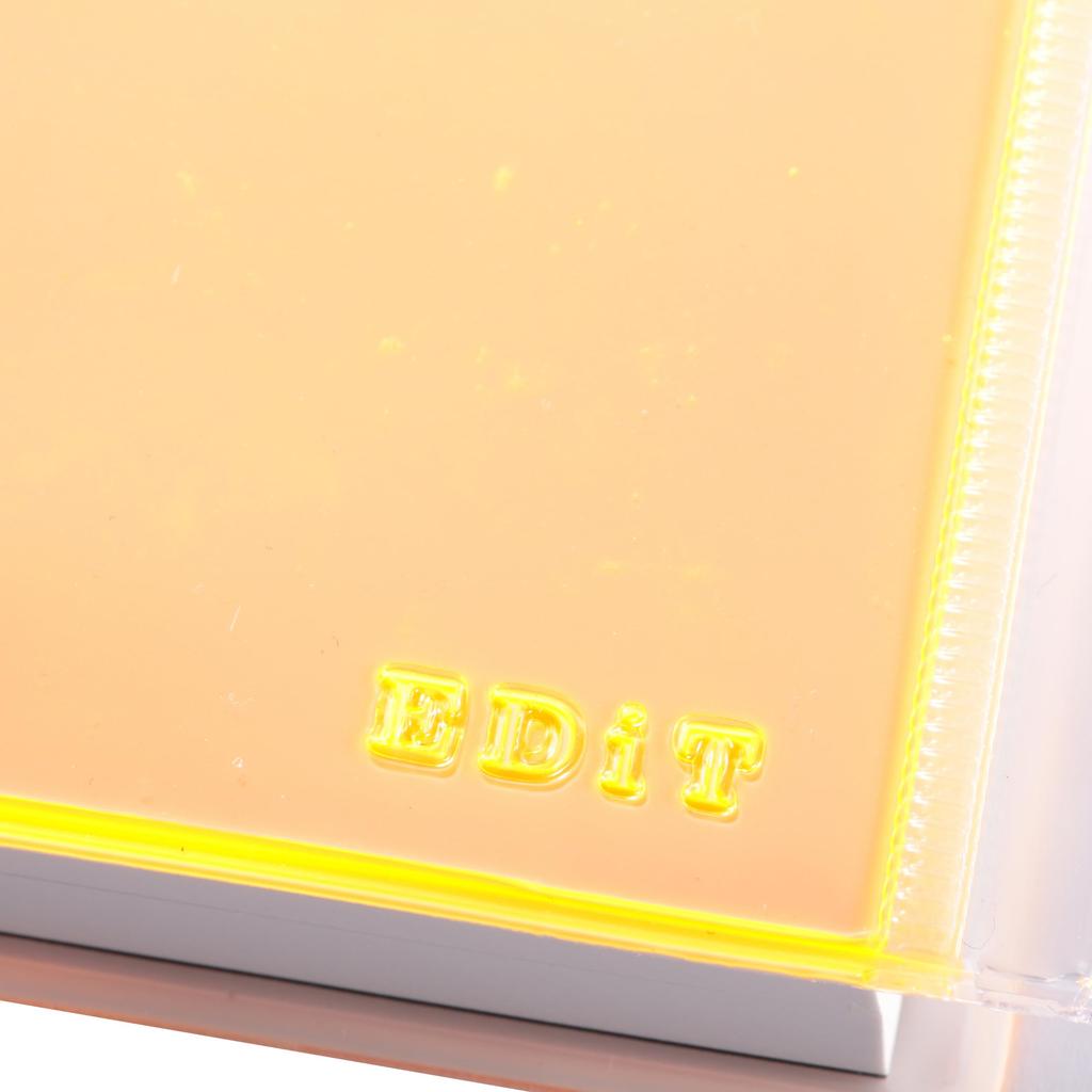 2026 April 2026 1 Page Per B7 Clear Neon EDiT Planner/Schedule Book, Start, Day, Size, Pocket, Orange, 26SDR-ETB02-OR