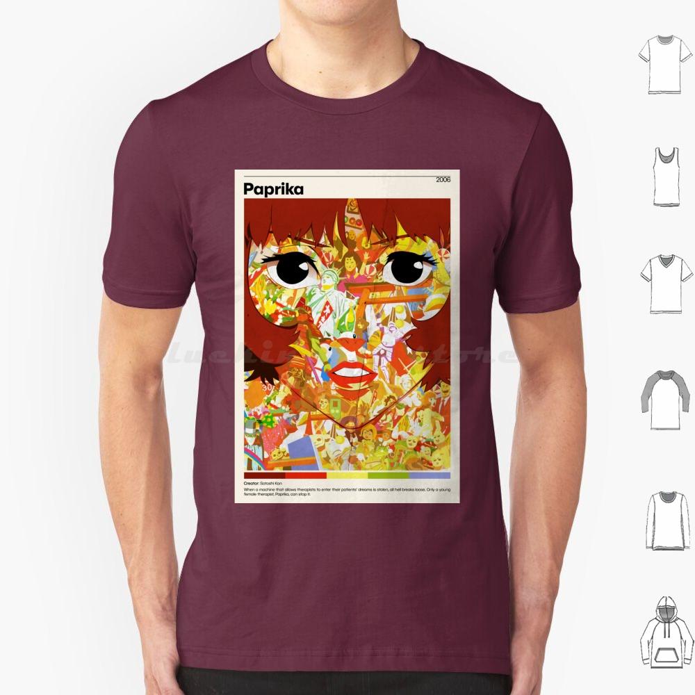 Paprika Anime Poster Print Poster T Shirt Big Size 100 Cotton Anime Paprika Film Manga Japan Movie Satoshi Kon Perfect Blue