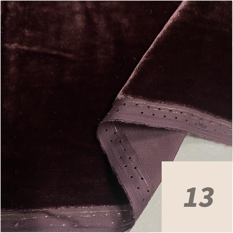 1,4 m breit Maulbeerseide Echt Samt Stoff Einfarbig Cheongsam Kleid Gold Samt Stoff Hochwertiger Hautfreundlicher Bekleidungsstoff