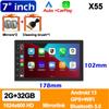 2 Din car radio Android 13 Car Radio 64G Autoradio 7/9/10 inch Universal androidGPS BT Central Multimedia Smart car systems