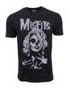 T-shirt Misfits Skull Star de Cinéma NOIR T-shirt Unisexe