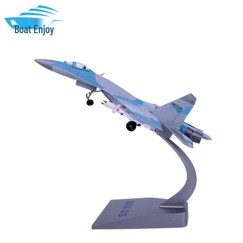 Static Su-35 Fighter Jet Display Model