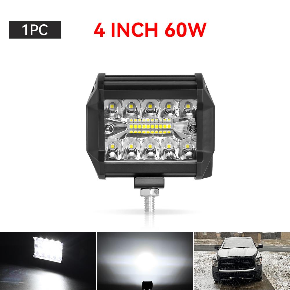 12V 24V LED Bar Offroad Spot Flood Combo LED Light Bar/Work Light for Truck Car SUV 4WD 4x4 Boat ATV Barra LED Headlights