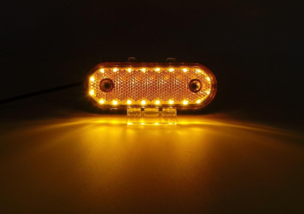 Marker Lamp 20 LED 24V Colors Orange, Off-Road