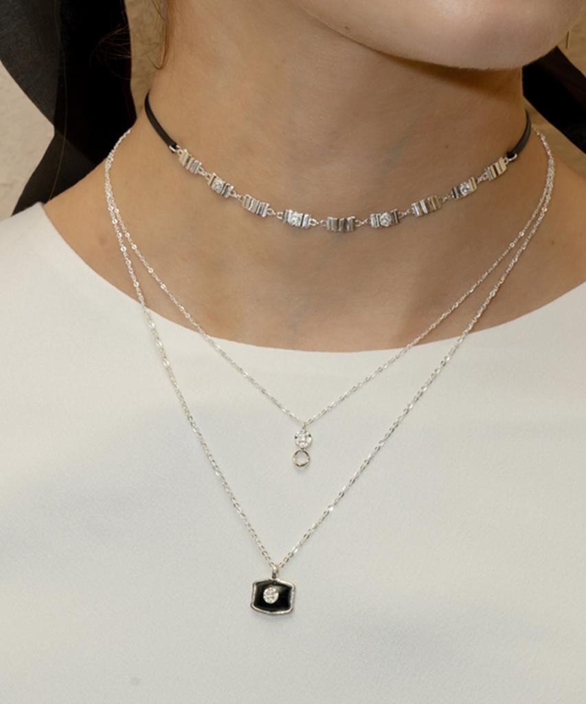 Fademine Double Petit Corsage Necklace