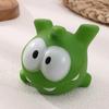 Mowing Frog Vinyl Toy: Cute Squeeze & Squeak Frog for Kids' Stress Relief