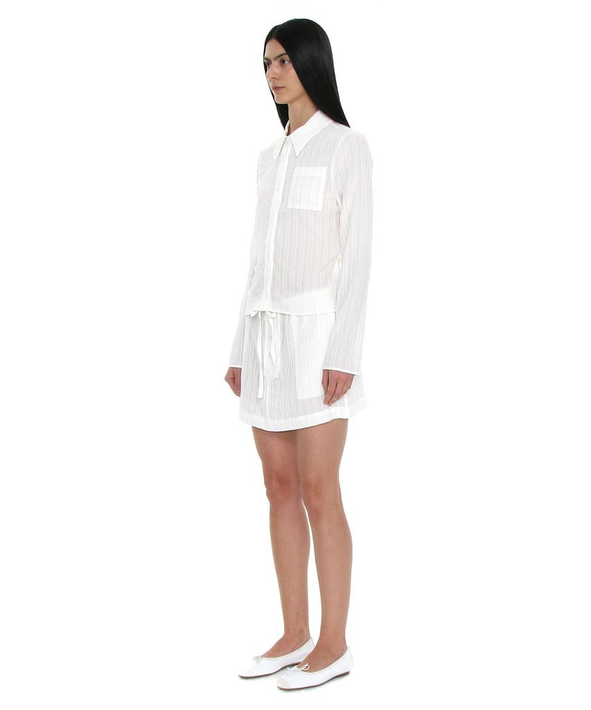 Partimento Woman Pwc Easy Mini Skirt_White