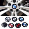 56/60/65mm Car Badge Wheel Center Cover Decal Hub Cap Decor Sticker Auto Modification Accessories For BMW M E36 E46 E60 E90 E39