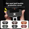For Vauxhall Car Seat Belt Buckle Protector Cover Anti-Scratch Accessories VXR Astra Tigra Zafira Vectra Sign