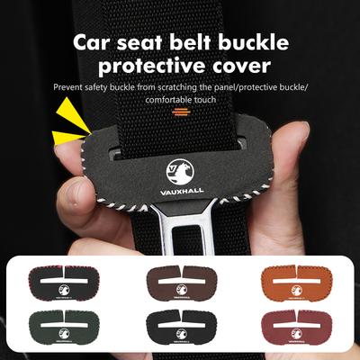 For Vauxhall Car Seat Belt Buckle Protector Cover Anti-Scratch Accessories VXR Astra Tigra Zafira Vectra Sign