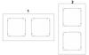 Light switch Two single mini dwarfs, silver color