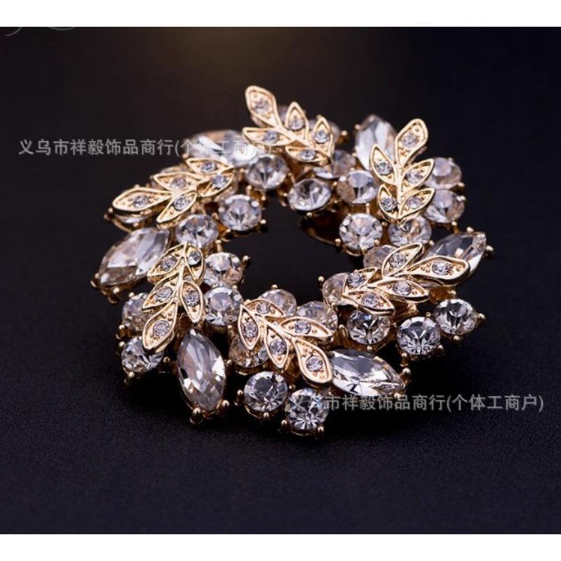New Alloy Brooch High-end Niche Women's Peony High-end Pin Coat Suit High-end Versatile Brooch