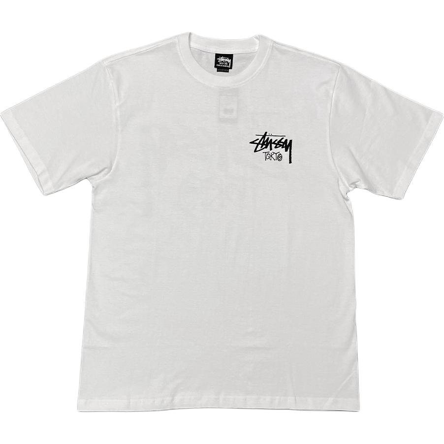 Stussy Lager Tokio T-Shirt Buchstabendruck Rundhalsausschnitt Kurzarm T-Shirt Unisex Oberteile 1235890001069