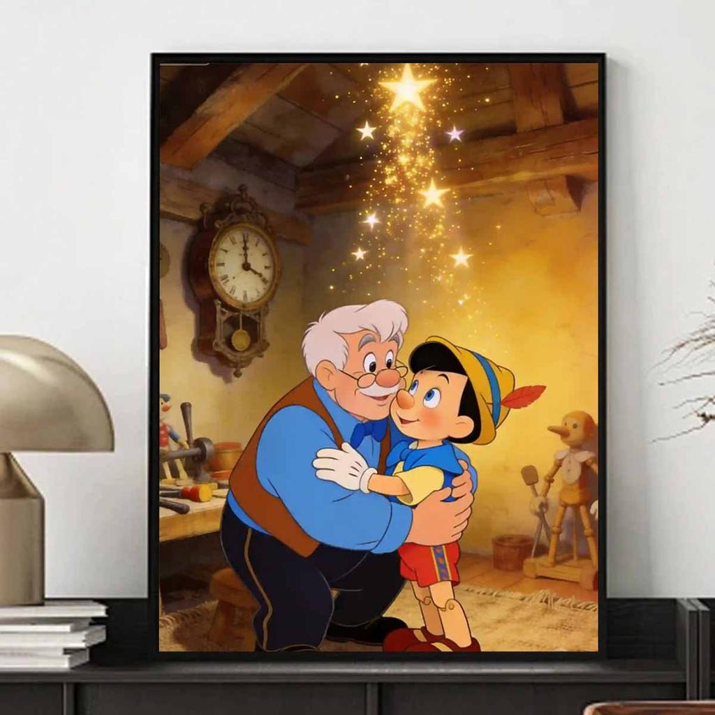 Disney Pinocchio and Geppetto diamond painting mosaic art kit 5D handmade diy gift home decoration