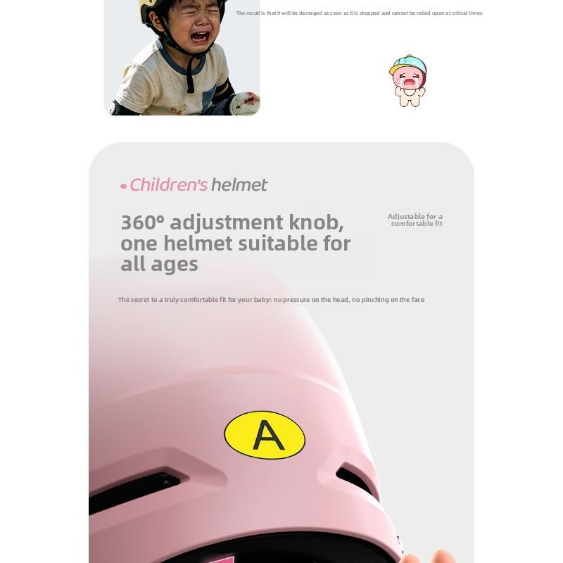 Children's Helmet Boys and Girls Four Seasons Universal Electric Car Children Scooter Helmet