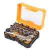 24Pcs Multi Function Ratchet Wrench Socket Screwdriver Set Double Headed Mini Ratchet Wrench Set for Furniture Assembly