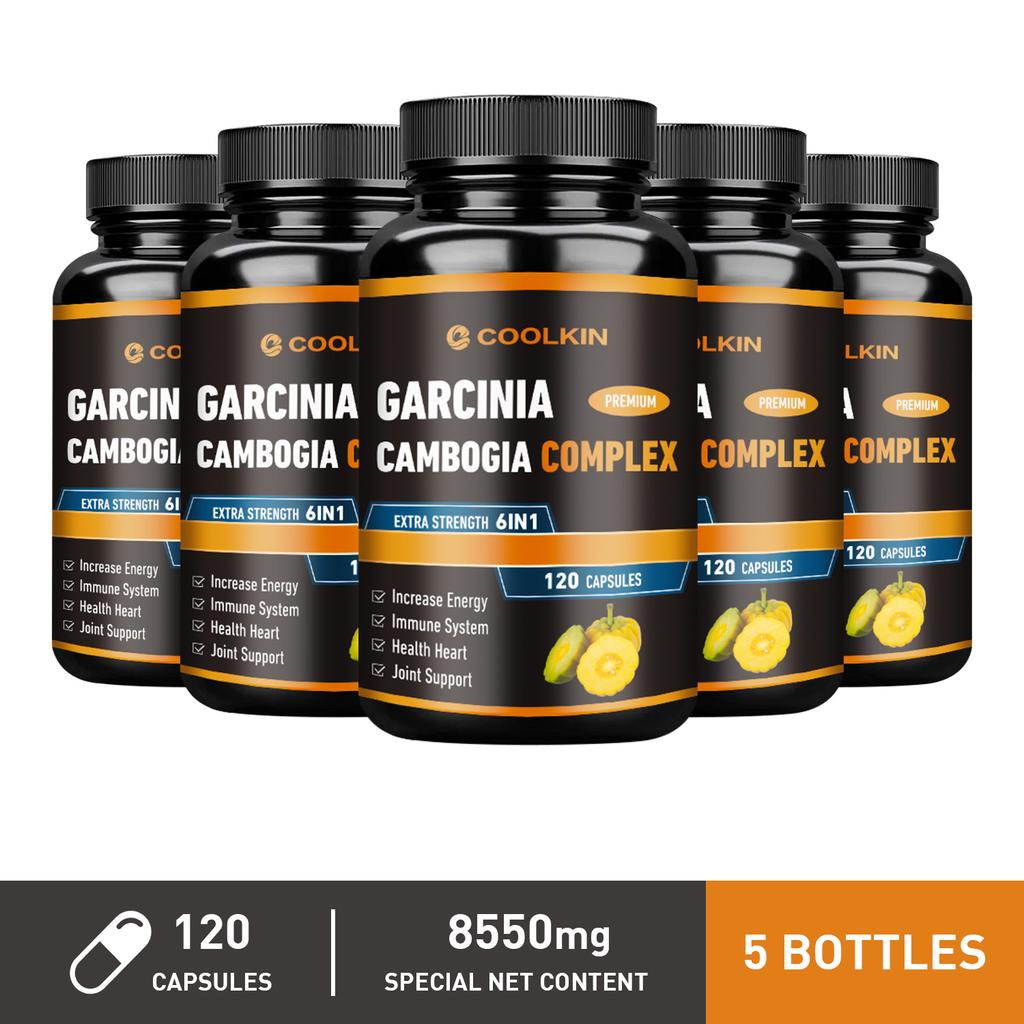 6-in-1 Garcinia Cambogia Potent Supplement, Gentle and Easily Absorbed, Suitable for Both Men and Women