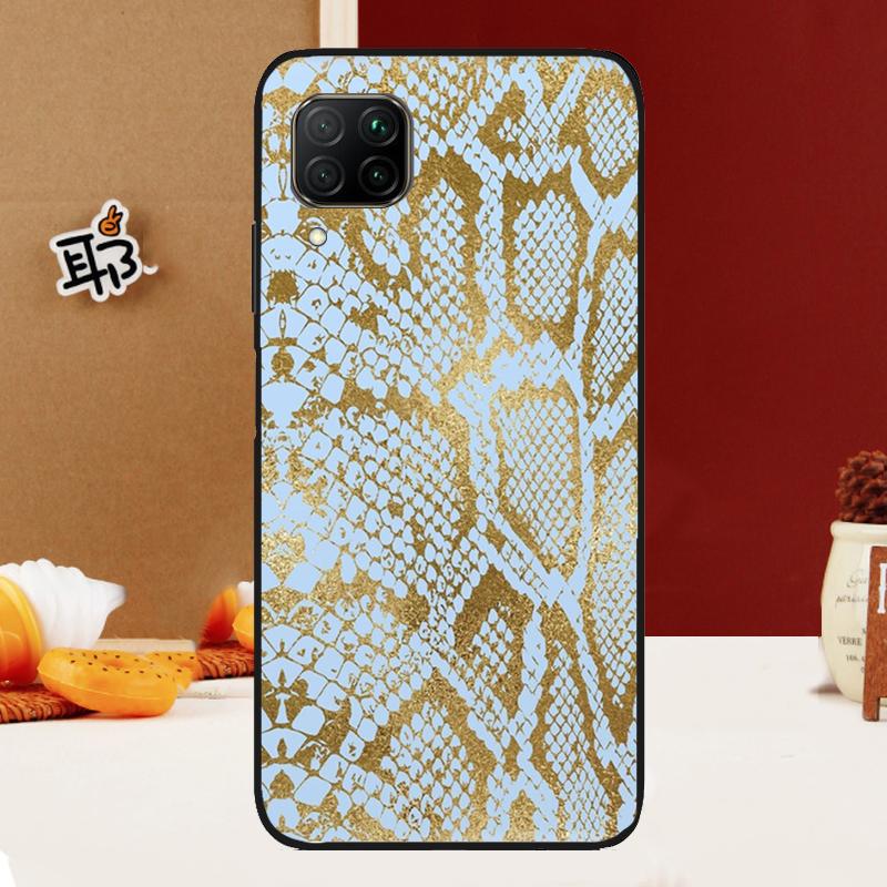 Snake Skin For Huawei Nova Y91 Y61 Y60 Y70 Y72 Y73 Y90 12i 11i 3i 7i 8i 9 10 SE P20 P40 P30 Lite Case