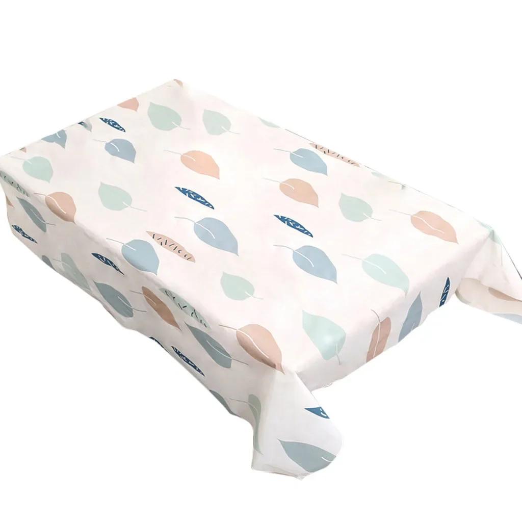 Rectangular Waterproof And Oil Proof Table Cloth For Home Kitchen Dining Stain ResistantParty Decoration Tablecloths
