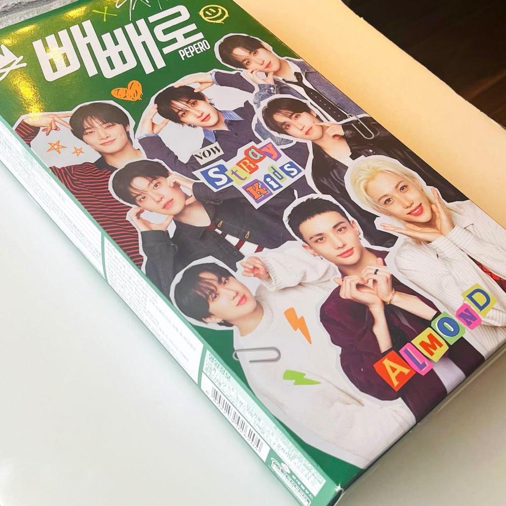 [USED] Large Capacity Pepero x Stray Kids Collaboration Almond