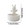 Tealight Holders Ornaments Ceramic Romantic Angel Modeling Candle Holder Tea Light Holders Creative Resin Sculpture Candle Stick