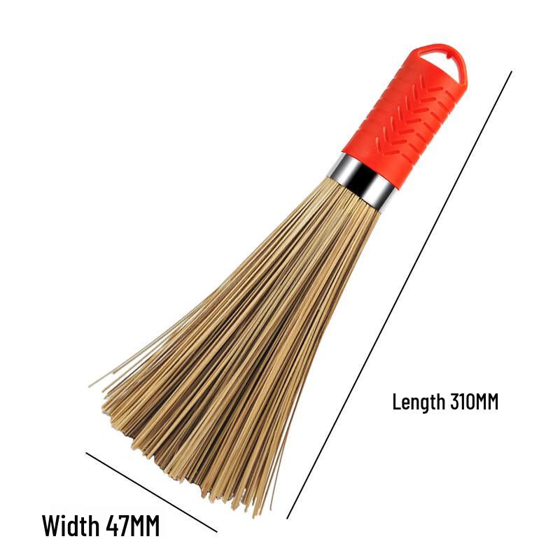 Qianxing Traditional Bamboo Non-stick Pot Cleaning Brush - 5 Pack