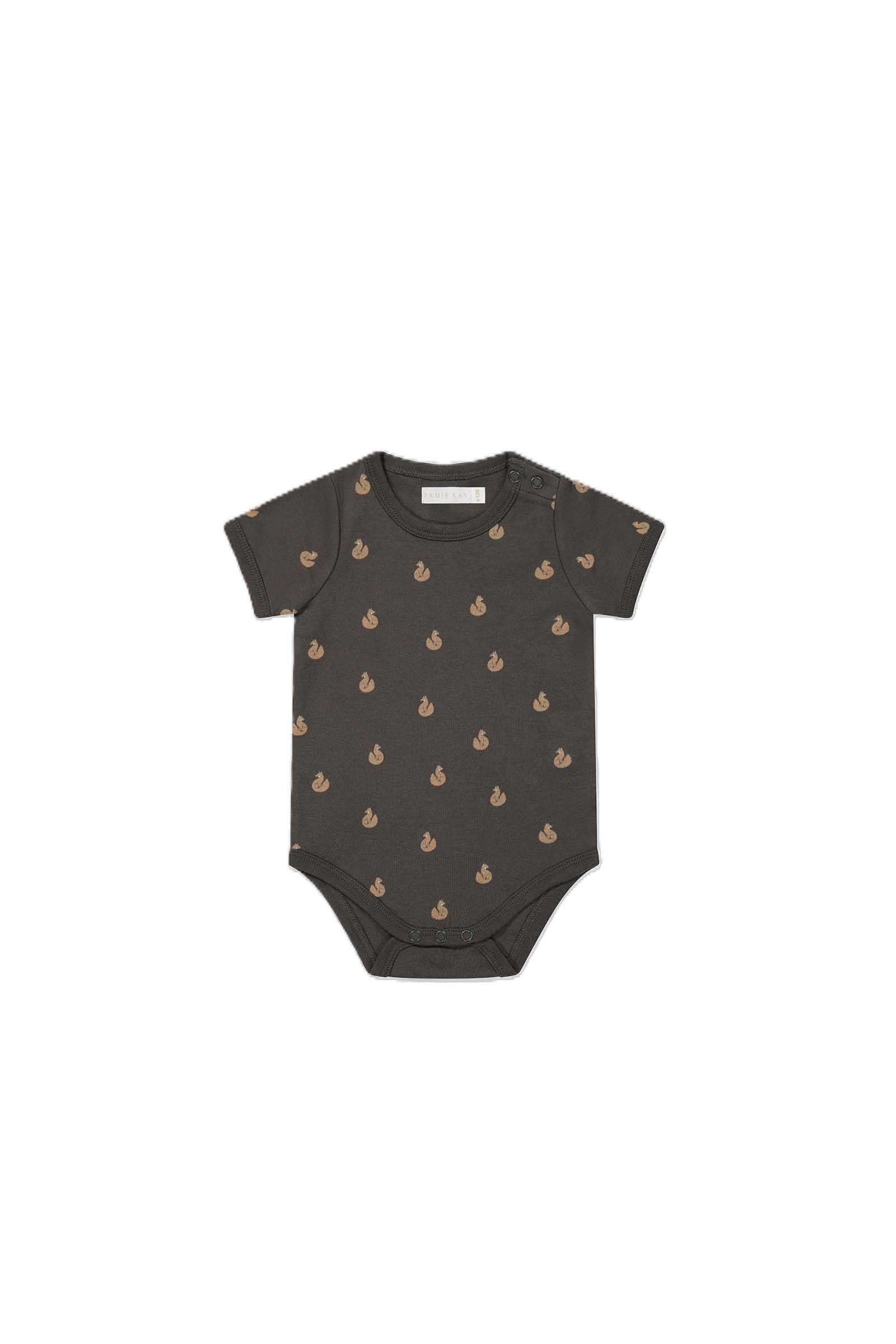 

OC Short Sleeve Bodysuit Fox Cubs Wolf JBCO245525 Baby DBRW 80 [Jamie Kay]