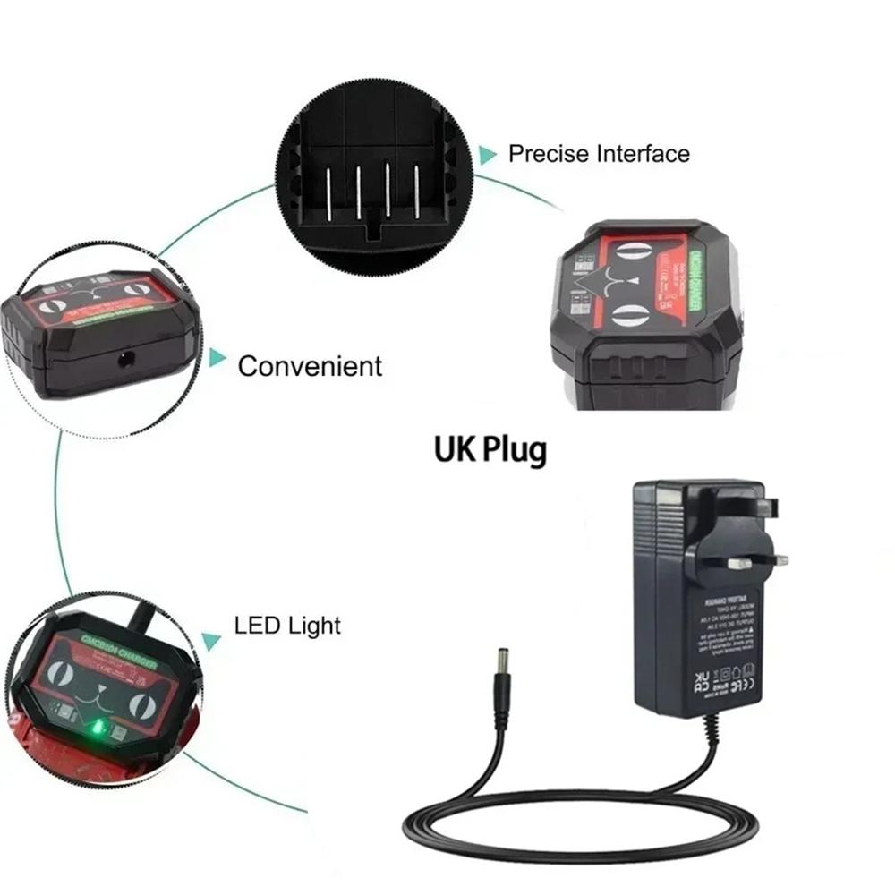 Batterilader Storbritanniaplugg For Craftsman V20 20V MAX-serien Li-ion-batteri