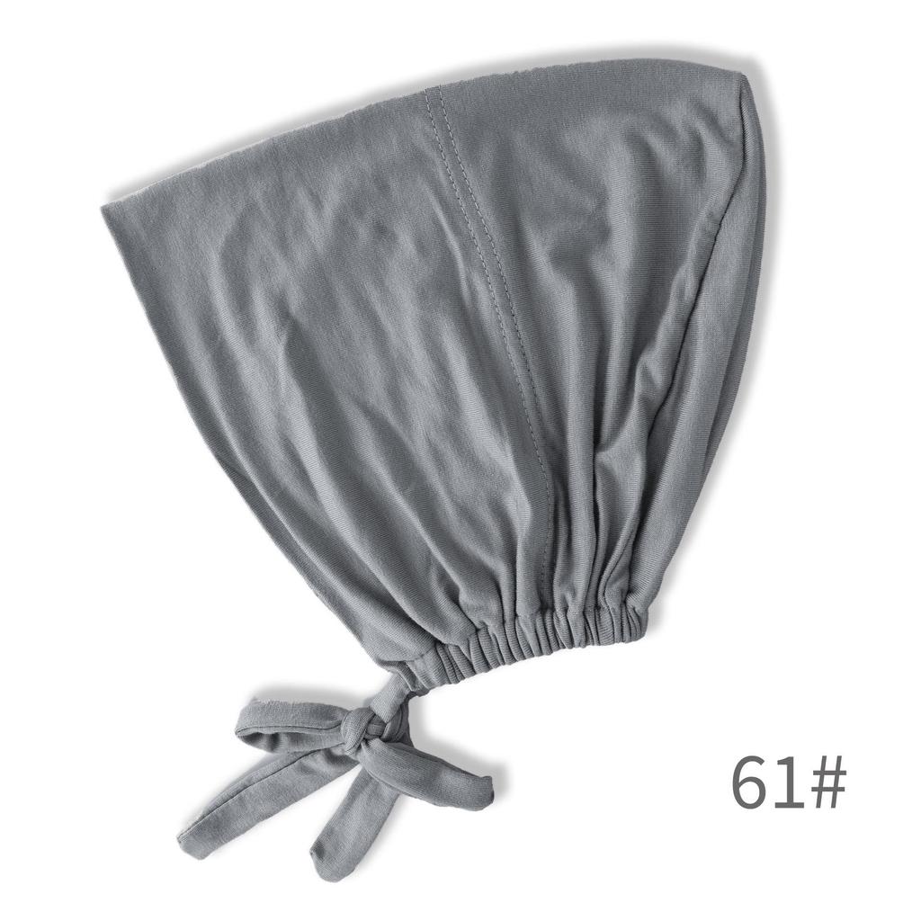 Premium Mercerized Cotton Adjustable Elastic Hair Cover Cap
