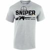 Unique Design Sniper One Shot One Kill T-Shirt. Summer Cotton Short Sleeve O-Neck T Shirt  Family Matching Outfits