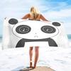 Cute Panda Beach Towel Quick Dry Cartoon Animal Bath Towel Soft Sport Travel Spa Gym Swim Pool Towels Microfiber Bikini Cover Up