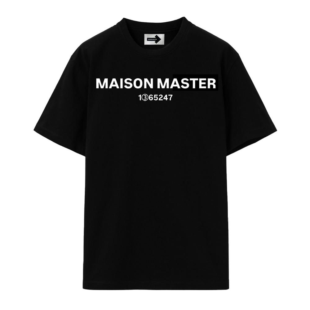 Maison Master Big Logo Short-Sleeved T-Shirt 52(Xl)