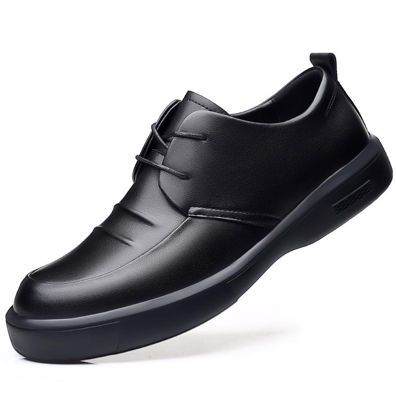 Fashion Italian Casual Leather Tooling Shoes British Flats Classic Men Outdoor Walking Oxford Shoes 2025New Trendy All-match Board Shoes